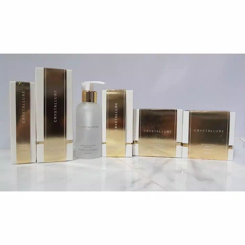 Crystallure by Wardah Paket Lengkap(Bonus Pouch)