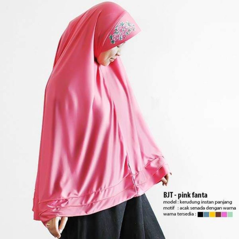 SALSIYAH : Bergo Jilbab Kerudung Instan Jumbo Lukis (Kode : BJT) Promo Termurah Langsung Pabrik