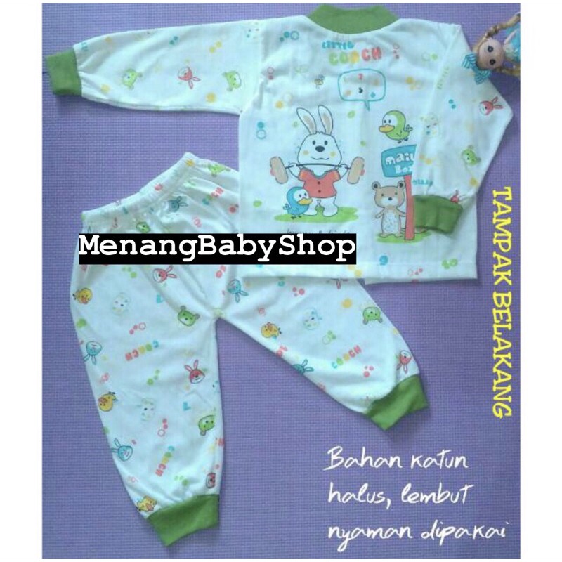 SETELAN BAJU BAYI LENGAN PANJANG TRALALA 901RIP | Setelan Lengan Panjang Anak Umur 1-2 Tahun Murah