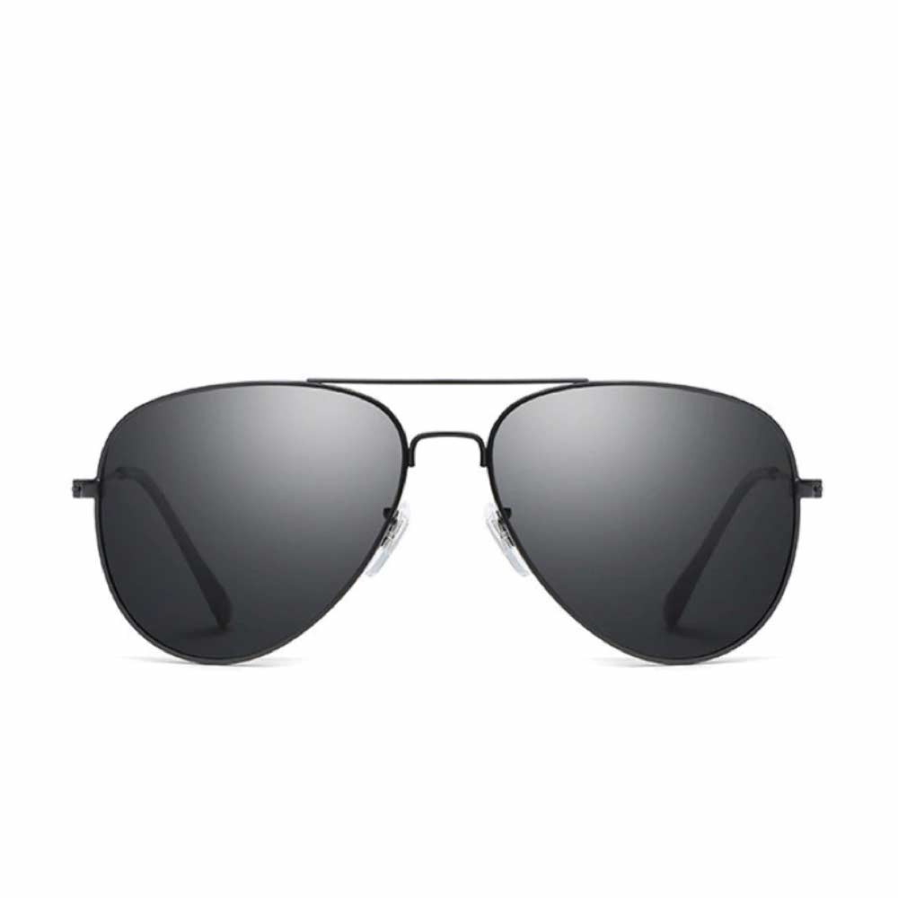 Anti UV Pilot Sunglasses [ Black-X ] Pria dan Wanita - BKK