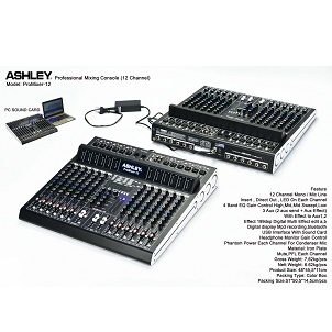 MIXER ASHLEY PROMIXER 12 PRO MIXER 12 ASHLEY PRO MIXER 12 PROMIXER 12