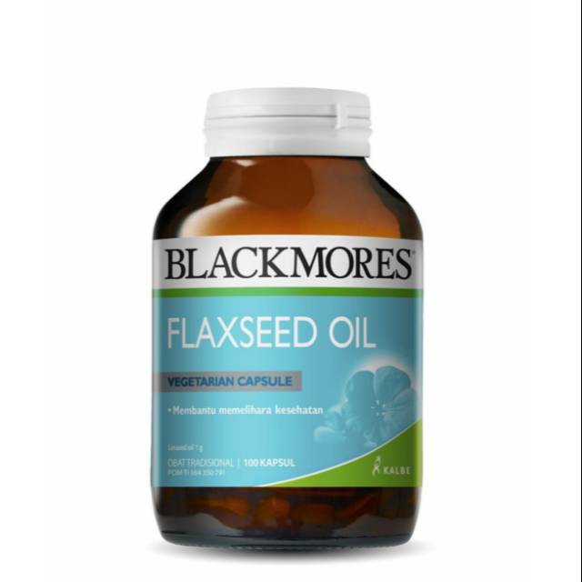 BLACKMORES FLAXSEED OIL 100 CAPSULE / OMEGA 3,6,9 / KESEHATAN JANTUNG / SUPLEMEN