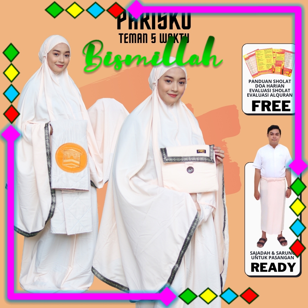 PARISKU Mukena dewasa adem katun adem mukenah eksklusif model mukena terbaru 2020