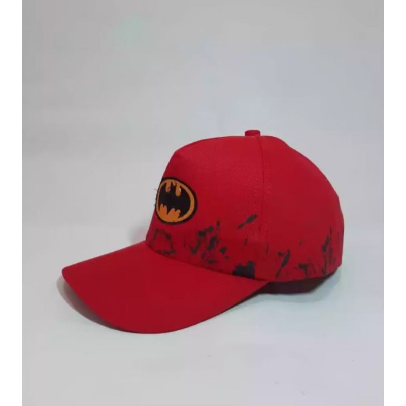 Topi anak laki-laki bordir batman real pict