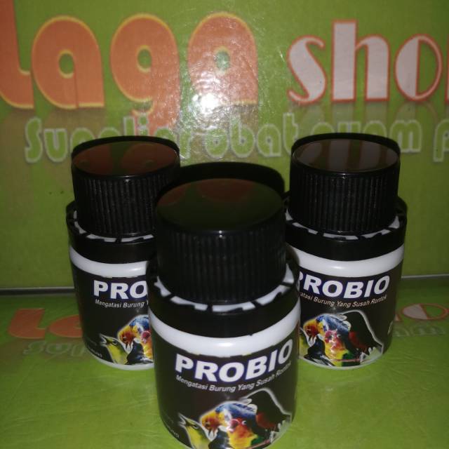 PROBIO BEST obat perontok bulu burung ayam vitamin herbal lovebird murai spt zenka
