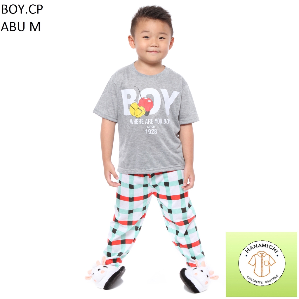 Hanamichi BOY.CP Baju Tidur Anak Lengan Pendek