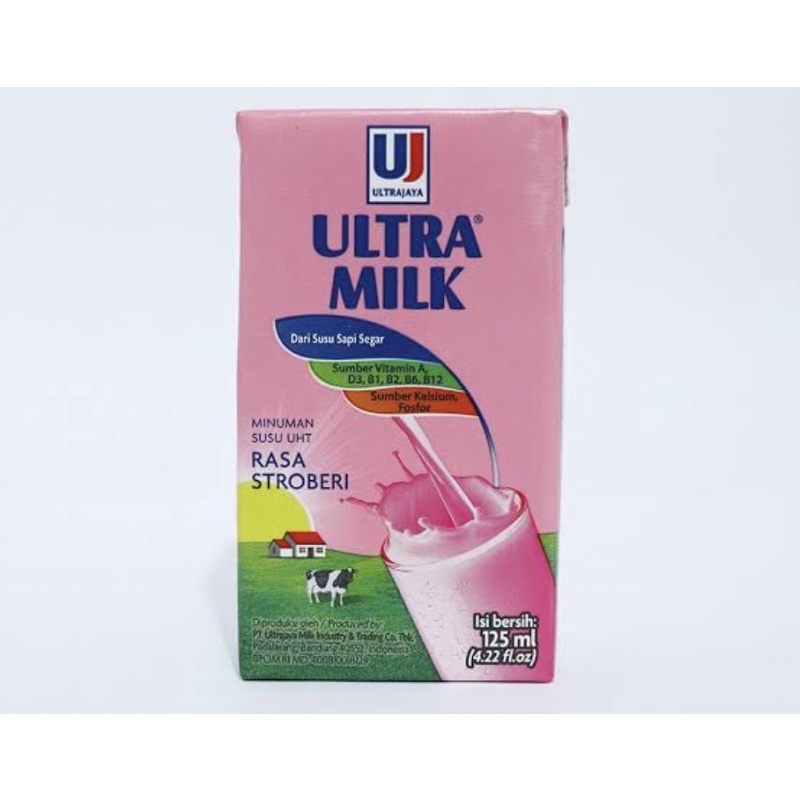 susu ultra milk 125ml 1 dus