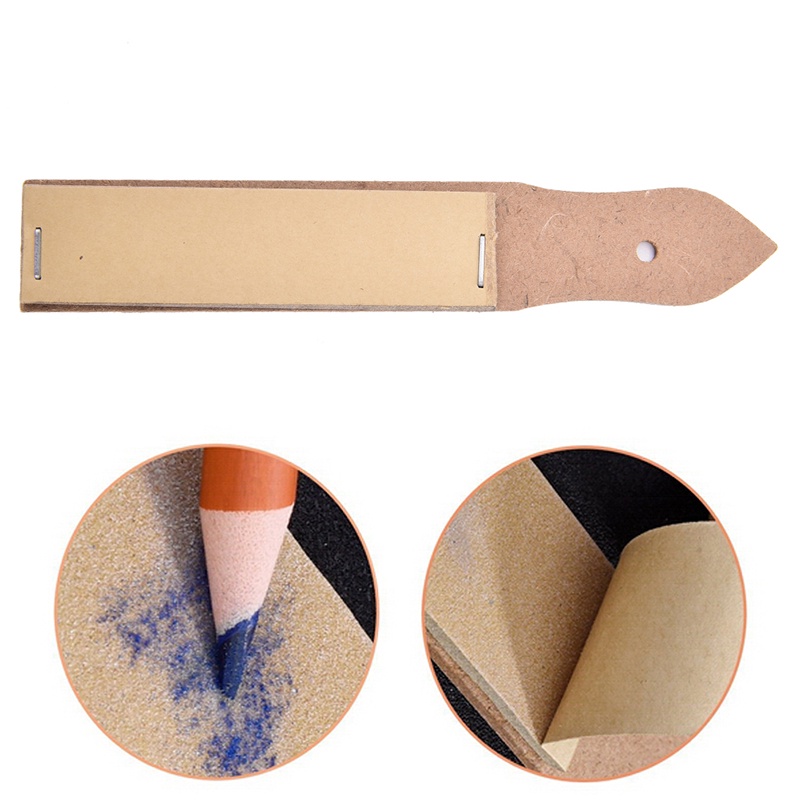 {LUCKID}1X Sandpaper Pencil Pointer Sharpener Pointer Sand Paper DIY Drawing Art Drawing