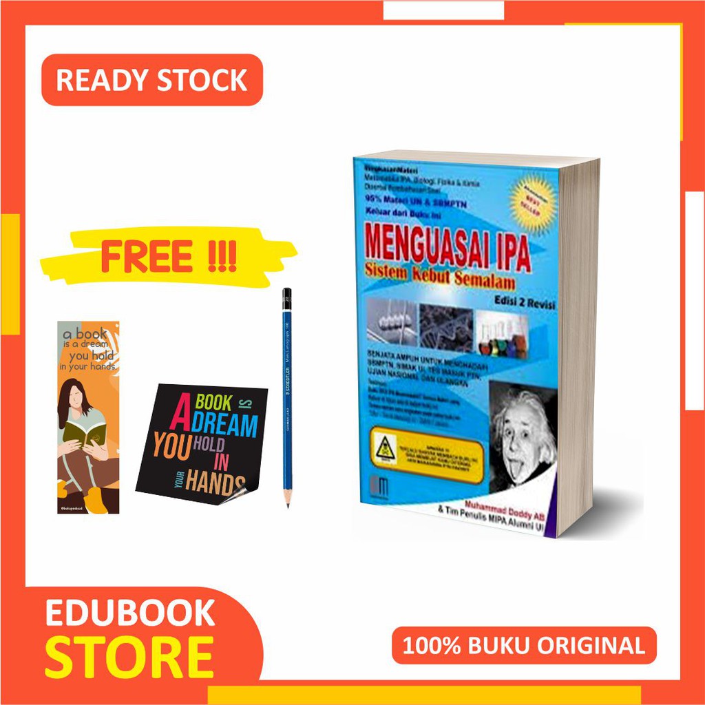 

BUKU LEGEND SKS MENGUASAI IPA - PUSTAKA GEMA MEDIA - (BONUS PENSIL 2B, BOOKMARK, STIKER)