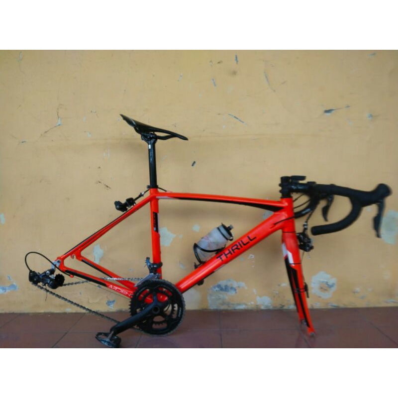 frameset thrill ardent 3 dan wheelset bawaan