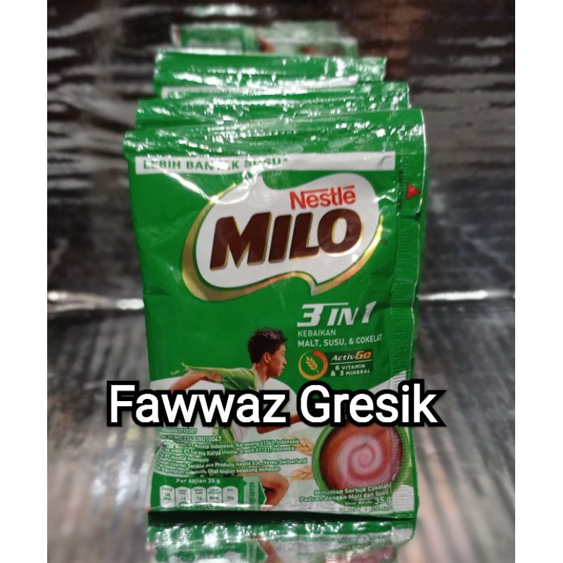 Jual Milo 3in1 Isi 10 Sachet Milo 3 In 1 10 Pcs X 35gr Renceng Shopee Indonesia 5350