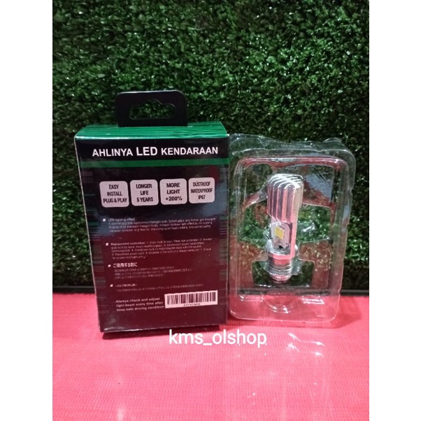 Bohlam Lampu Led Ayoto M2B AC DC Kaki 1 Hi Lo Matic Bebek