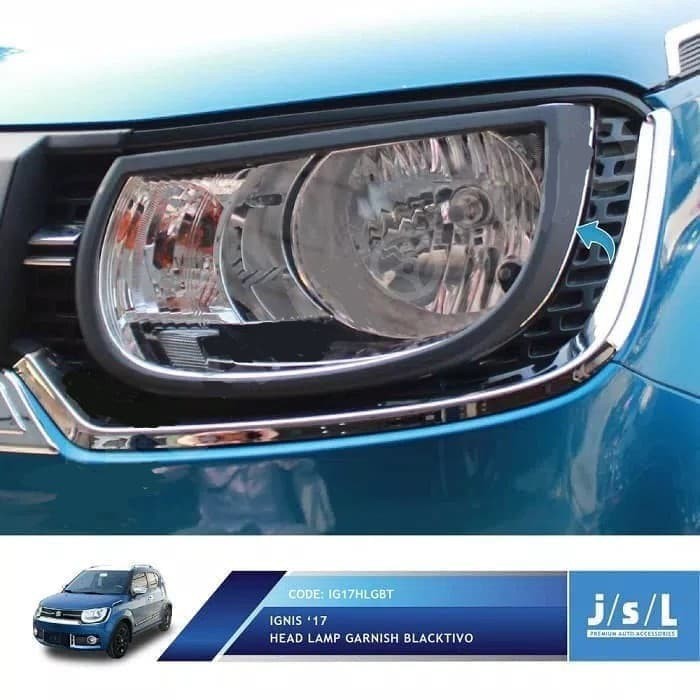 Garnish Lampu Depan IGNIS Blacktivo