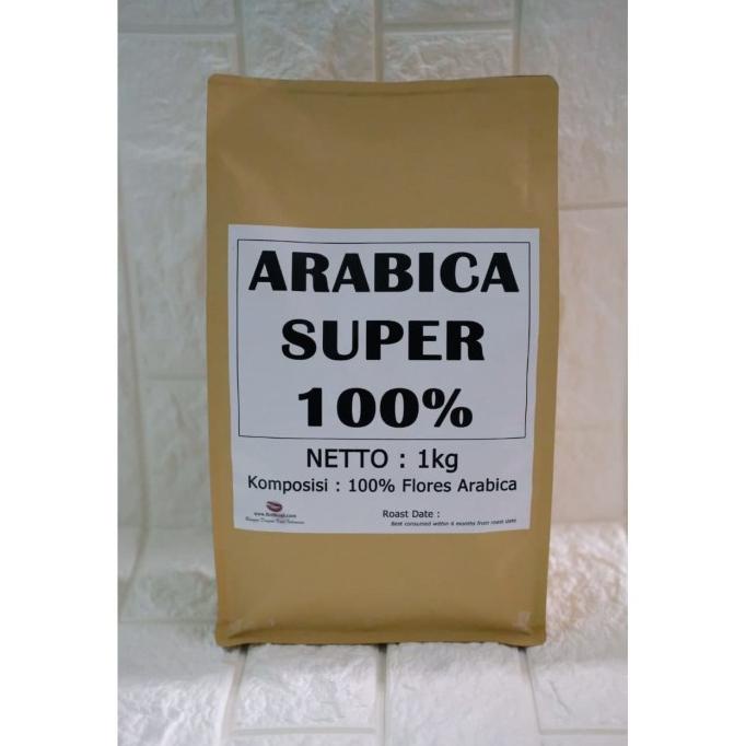 

[ COD ] ARABICA SUPER (FLORES BAJAWA) - biji sangrai PRODUK TERBATAS Kode 238