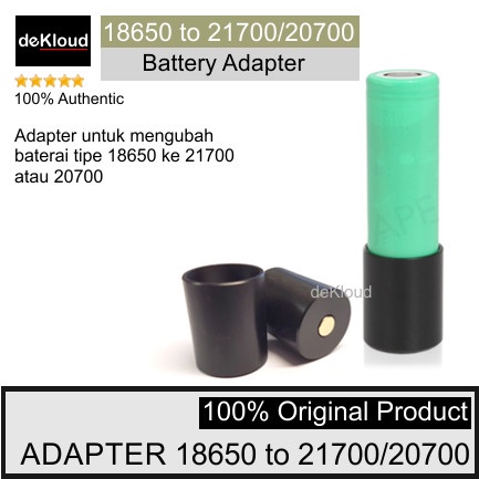 Baterai Adapter 18650 to 21700 / 20700 | batre adaptor ke battery