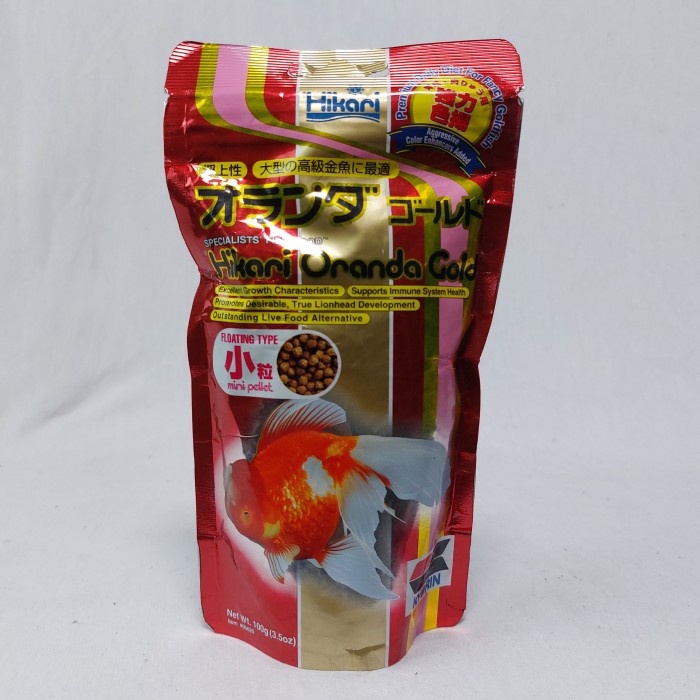 HIKARI ORANDA GOLD PELET LIONHEAD PAKAN PELET PELLET KOKI 300 GR