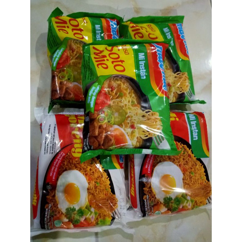 

Indomie goreng+rebus mix isi 5pcs yah