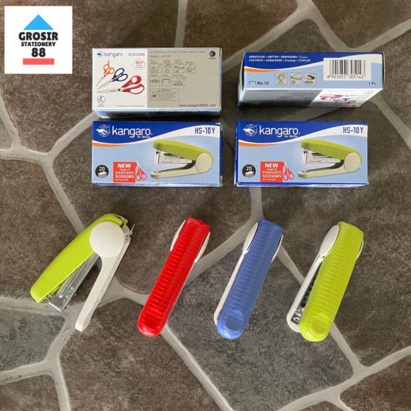 

Stapler Staples Hekter Jepretan Kangaro HS 10 Y