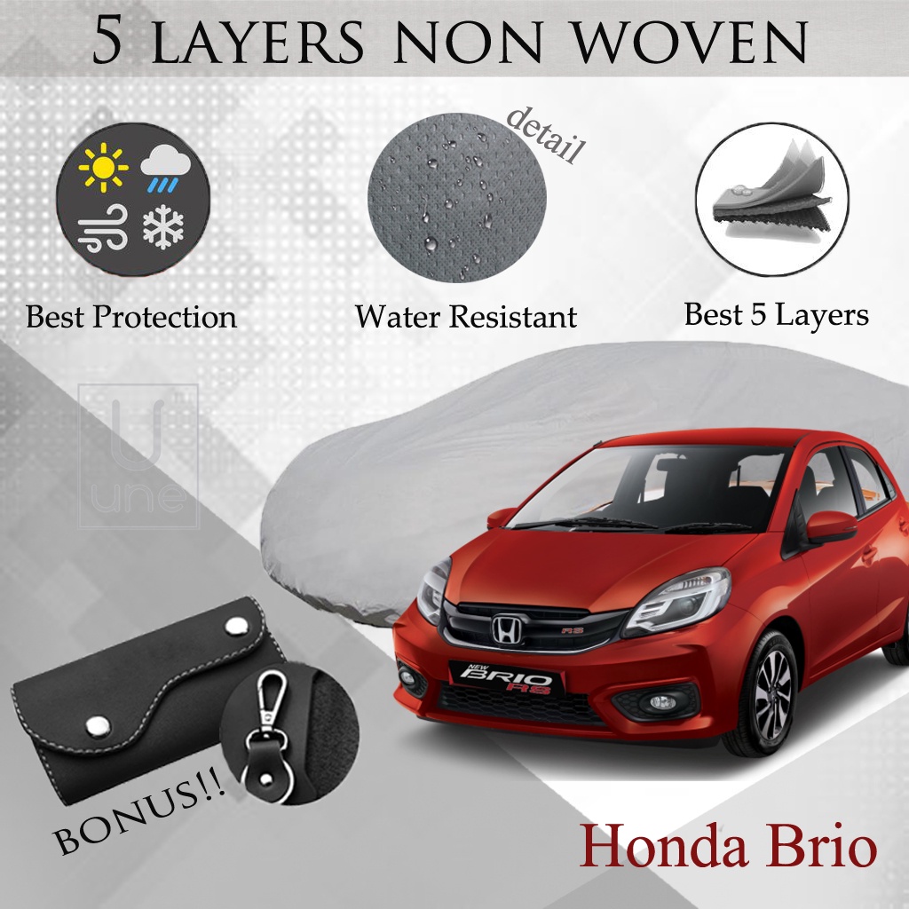 Cover Sarung Mobil BRIO 5 Layer Protection