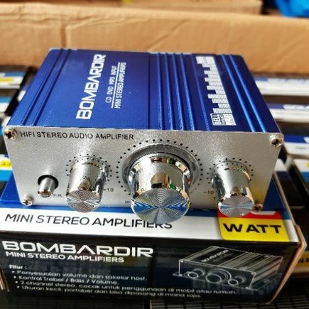 BOMBARDIR MINI STREO AMPLIFIERS HIFI CAR AMPLIFIER 30W 12V