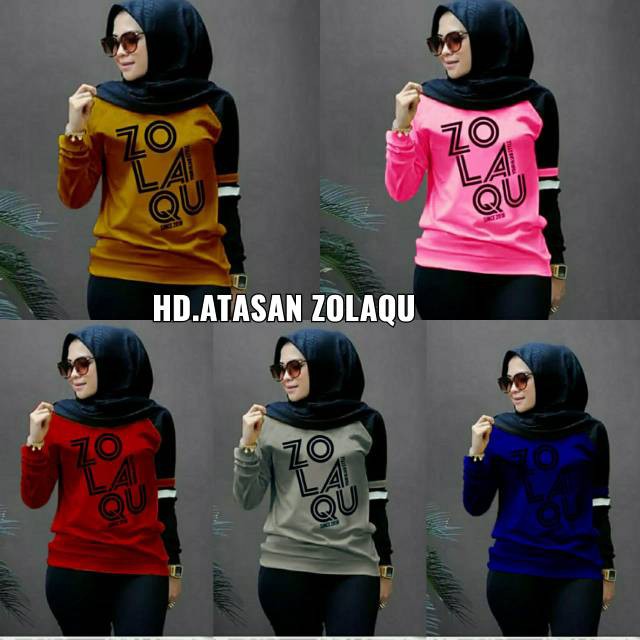 ATASAN ZOLAQU / KAOS ZOLAQU / ATASAN WANITA