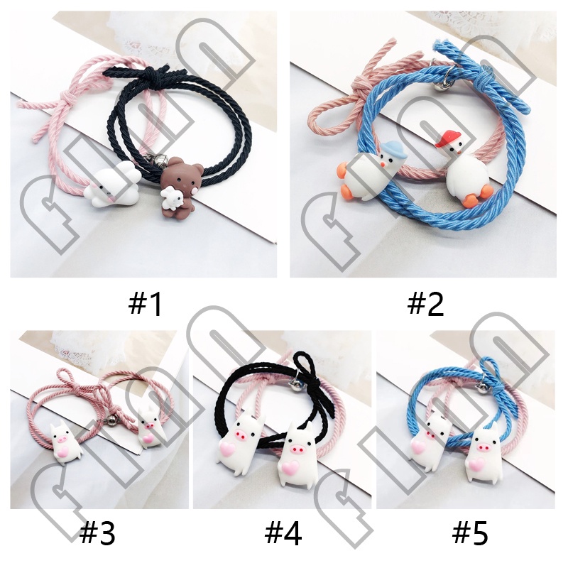 [COD] Gelang Couple Persahabatan Lucu Dengan Aksen Hewan Fashion Korean Import