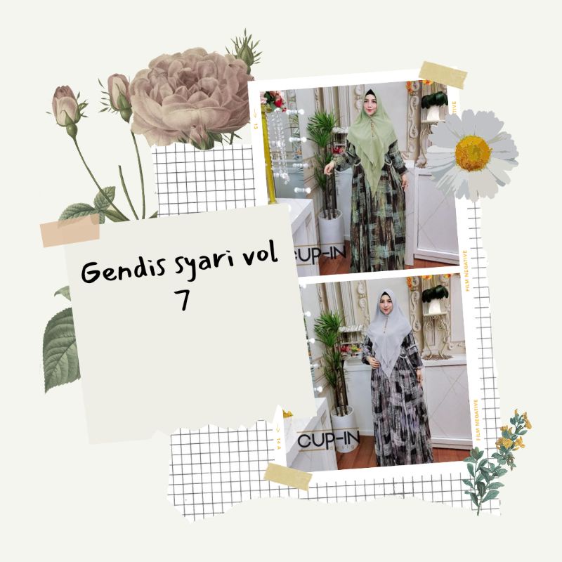 GENDIS SYARI SERIES BY CUPIN (READY)