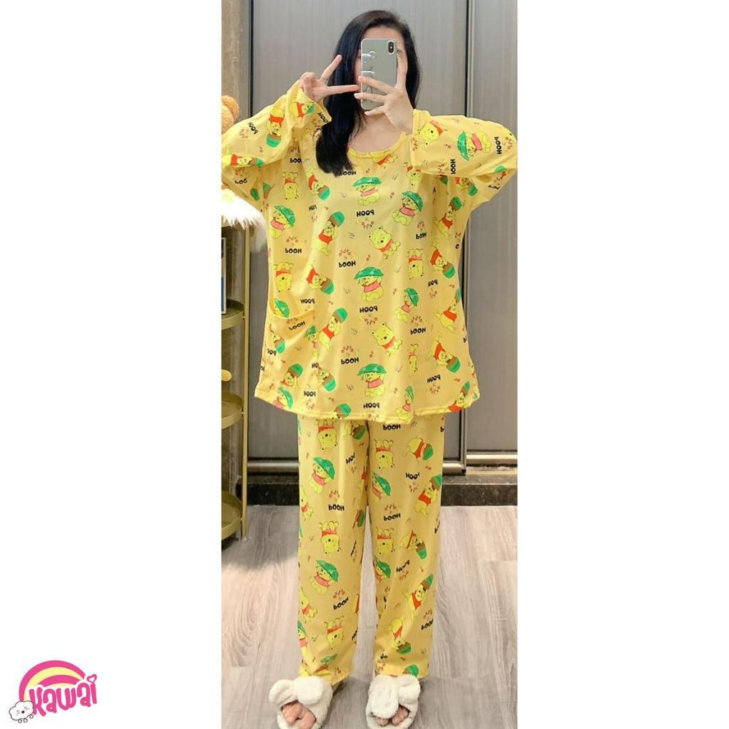 KAWAI BAJU TIDUR PIYAMA SETELAN PP JUMBO LD 125 OVERSIZED IMPORT