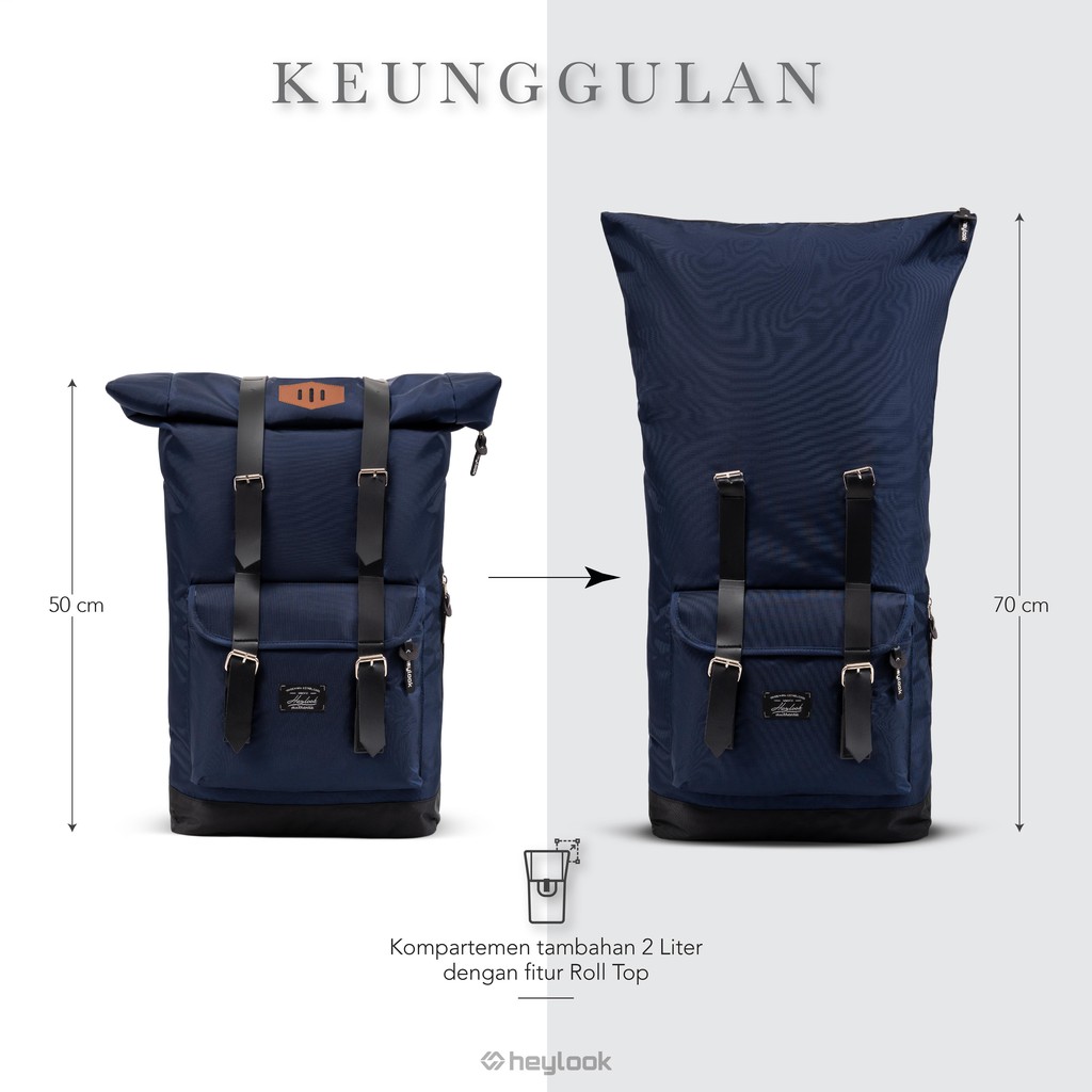 [BISA COD] Tas Ransel Gunung Backpack Outdoor Besar Outdoor Hiking Travelling Kuat Bagus Awet Keren