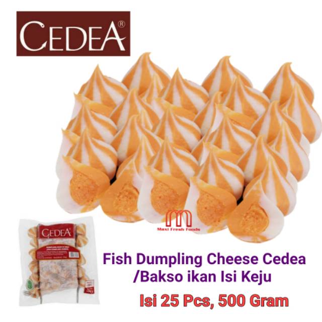 Bakso Ikan Isi Keju 25 pcs / Fish Dumpling Cheese Cedea  
