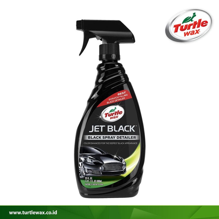 TURTLE WAX JET BLACK SPRAY DETAILER - TURTLE WAX BLACK SPRAY DETAILER
