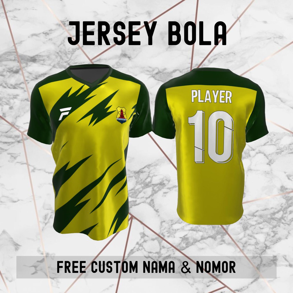 Jersey Persema Malang Klub Bola Baju Kaos Custom Nama dan Nomor Punggung - 255