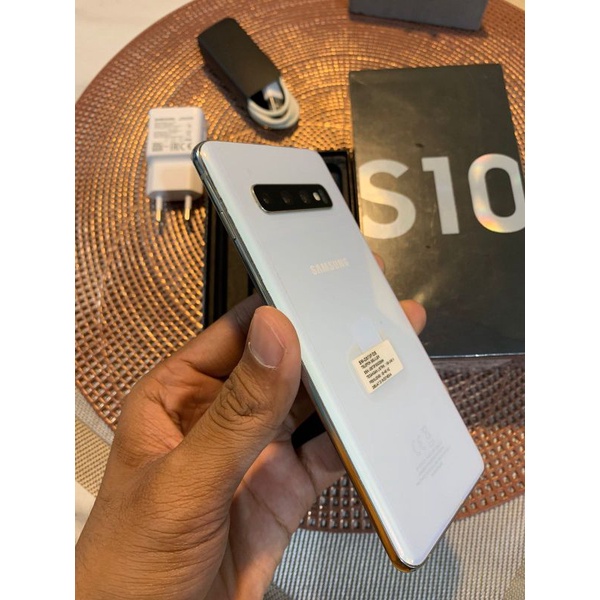 Samsung galaxy S10 [ram 8/128gb] original mulus bergaransi resmi sein (Second)