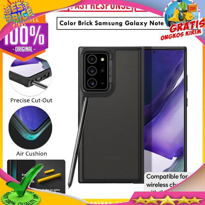 NEW PRODUK CASE SAMSUNG GALAXY NOTE 20 / ULTRA SPIGEN CIEL COLOR BRICK CASING - NOTE 20 ULTRA, BLACK