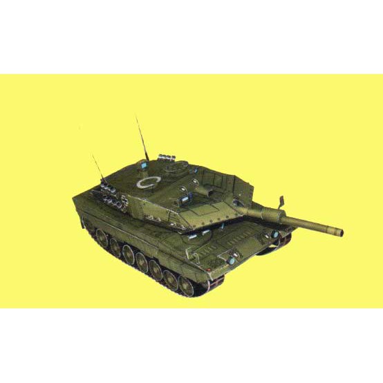 DIY Papercraft Tank Leopard 2A5 Main Battle Tank