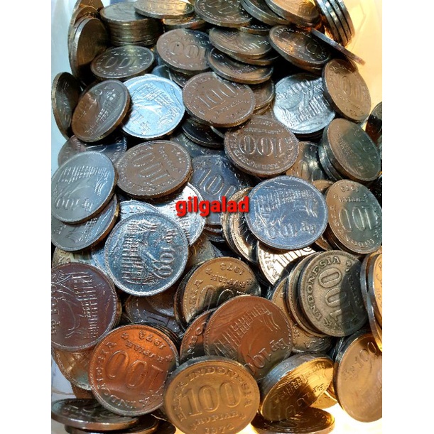 KOIN KOLEKSI 100 RUPIAH TEBAL 1973 KOIN KUNO