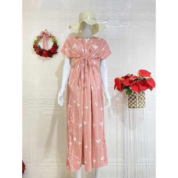 DASTER SERUT NON RUFFLE / DASTER SERUT RAYON PANJANG SEMATA KAKI-N-PeachLove