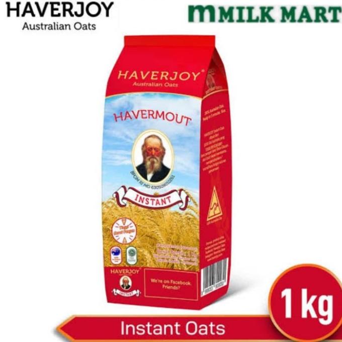

Diskon HAVERJOY INSTANT OATMEAL 1KG//MILKMART Diskon