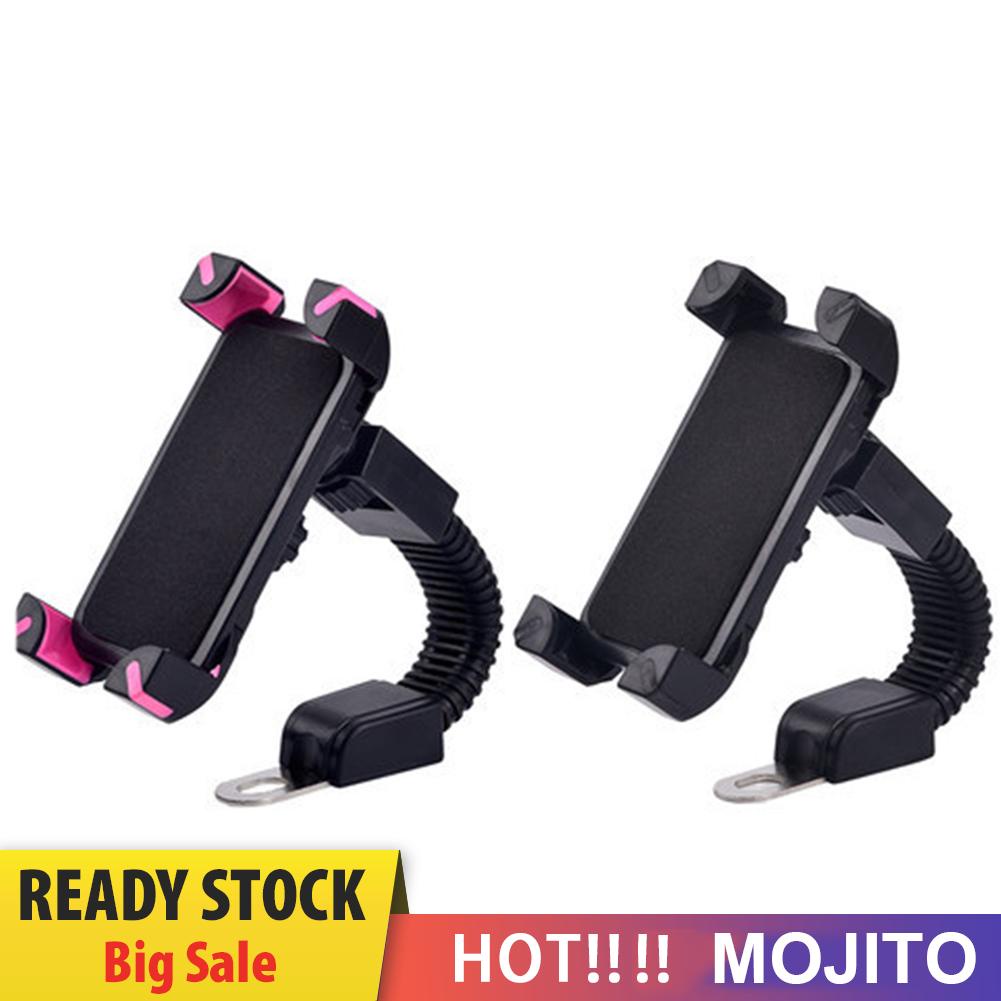 Bracket Dudukan Handphone Bahan Abs Untuk Kaca Spion Motor