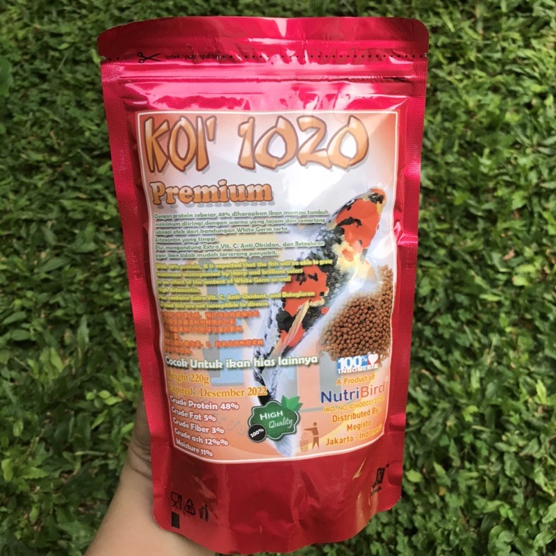 Makanan Pakan Pelet Ikan KOI 1020 High Quality