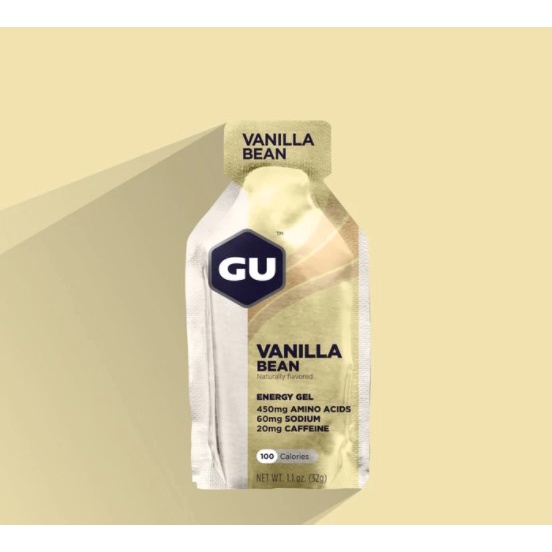 Gu energy gel Vanilla Bean - Energy gel