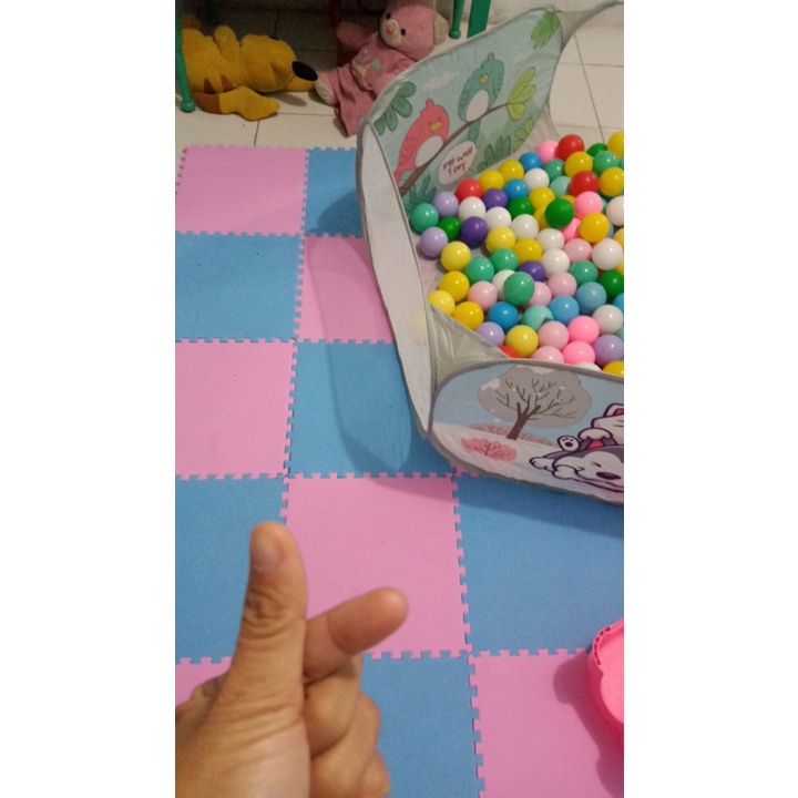 Termurah Eva Matras Polos mix 2 warna - Matras Puzzle Tikar Lantai Playmat mix 2 warna 30x30x1cm