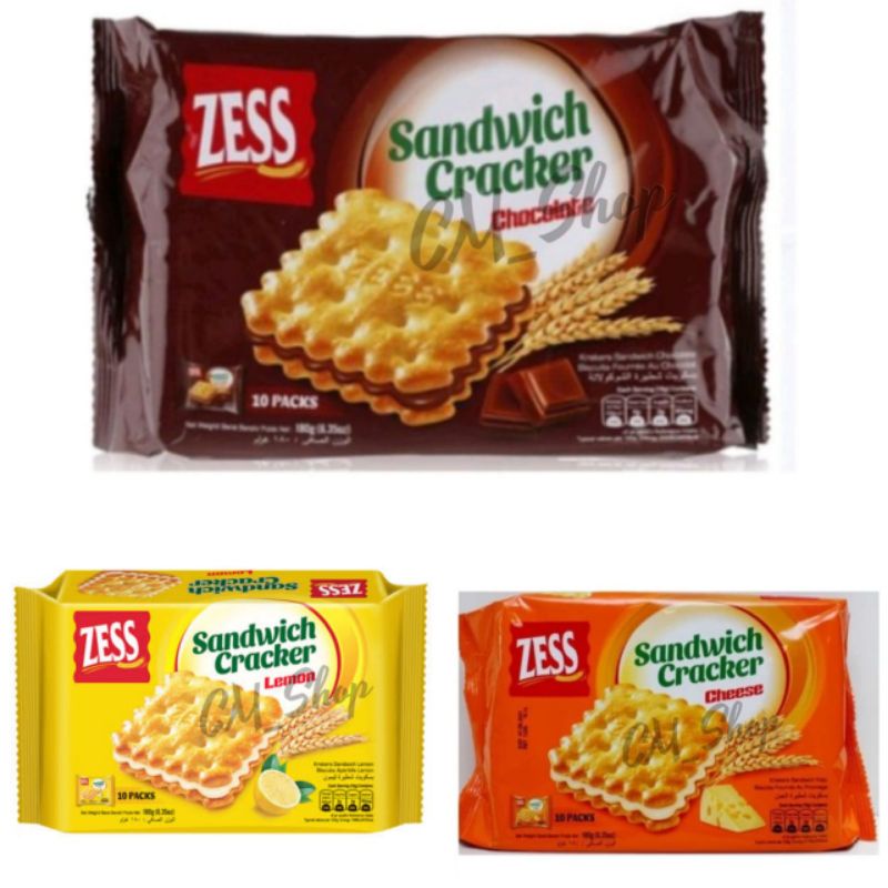Jual zess sugar crackers biskuit zess sandwich crackers zess lemon