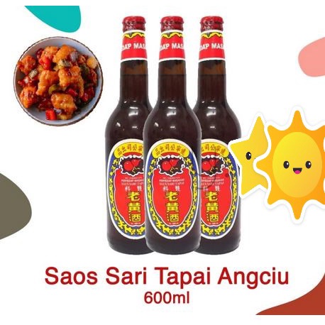 

Angciu/Ang Ciu/ Ang Tjiu Botol Saos Sari Tapai Ketan Arak Masak Ang Ciu / Angciu Cap Lonceng 600ml
