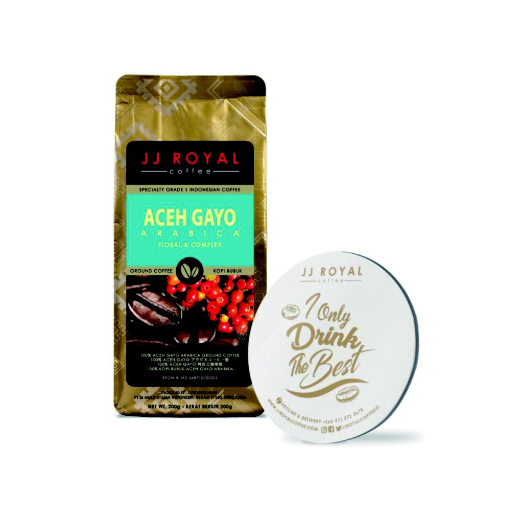 

JJ ROYAL ACEH GAYO ARABICA 200GR BIJI A