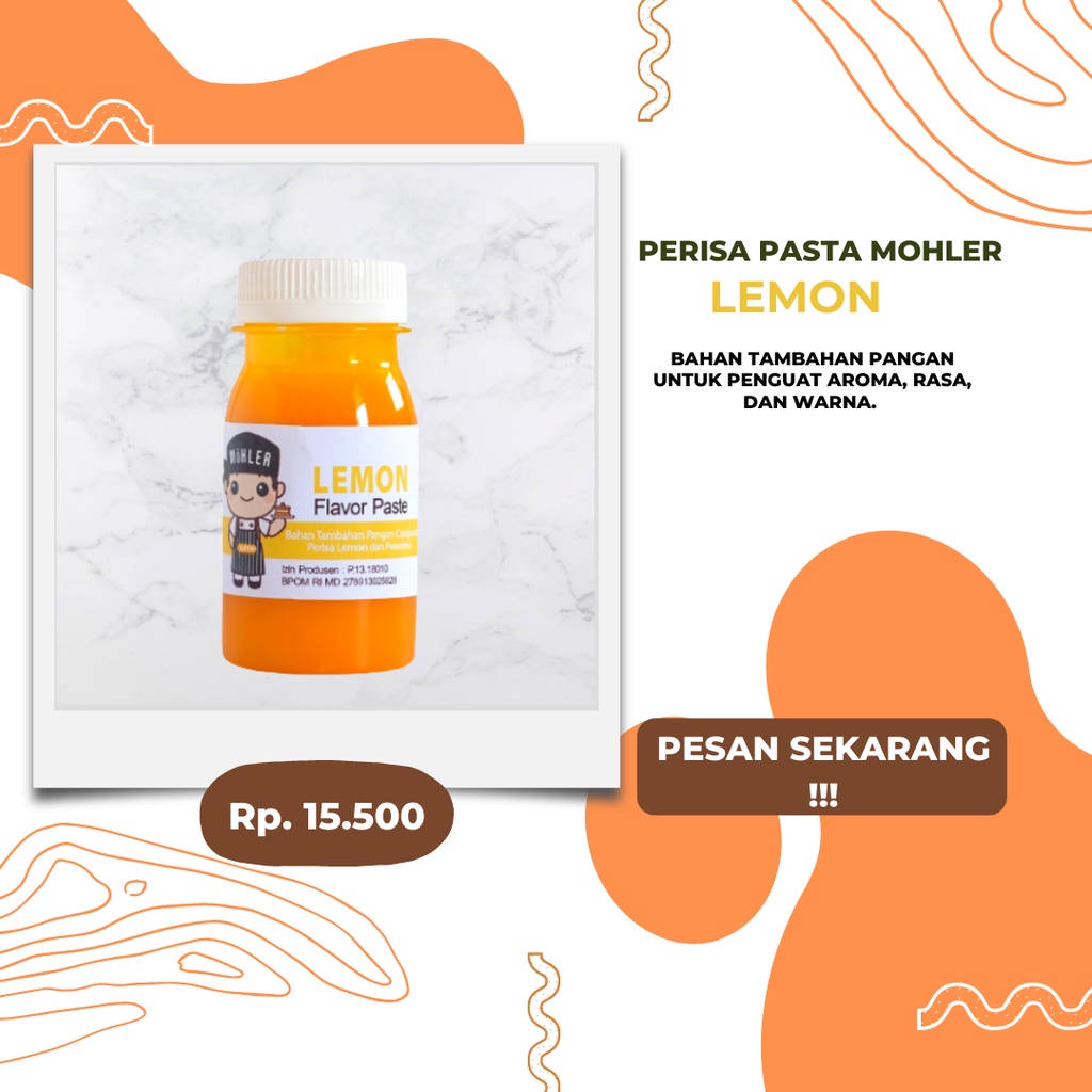 

⚡COD⚡ PERISA PASTA PEWARNA MOHLER LEMON 60gr / PERISA PASTA MOHLER LEMON 60gr / PERISA PASTA MOHLER LEMON 60gr COCOK UNTUK TAMBAHAN BAHAN ICE CREAM DAN COCOK UNTUK MINUMAN BERBUKA PUASA / MOHLER Pasta perisa pewarna LEMON DIJAMIN HALAL