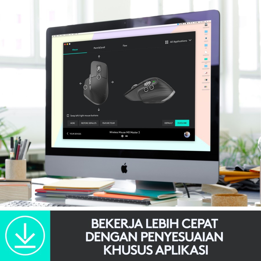 Logitech MX Master 3 Wireless Mouse - Garansi Resmi 1 Tahun