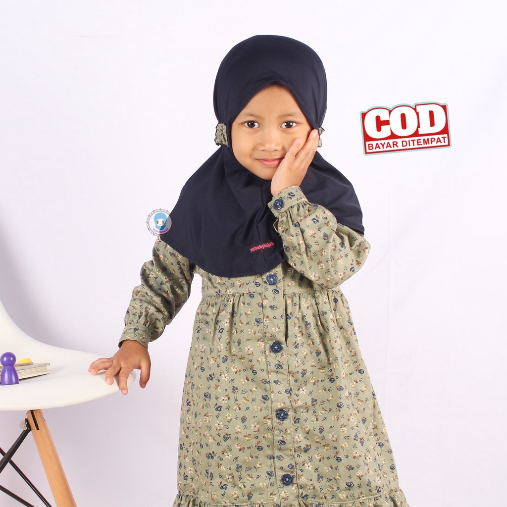 COD Gamis Anak Perempuan Baju Pakaian Muslim Bayi Baby Terbaru Model Floria By Mybabyhijab