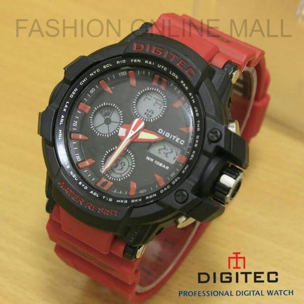 jam tangan pria digitec 2047 black red (casio g-shock MRG-7100) - jam tangan digitec original - jam 