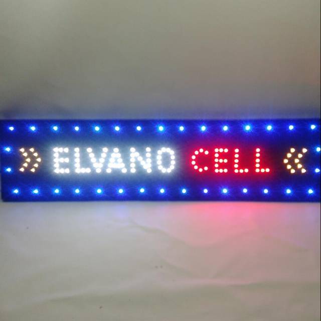 Tulisan lampu led / led sign nama konter hp new